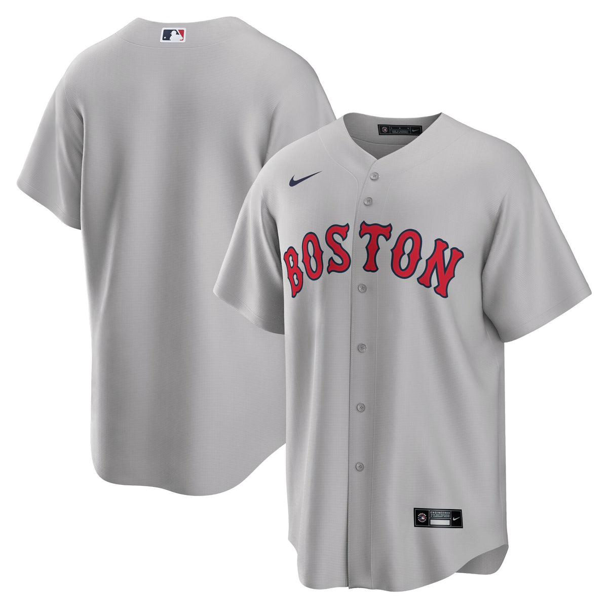 Boston Red Sox gray Road jersey