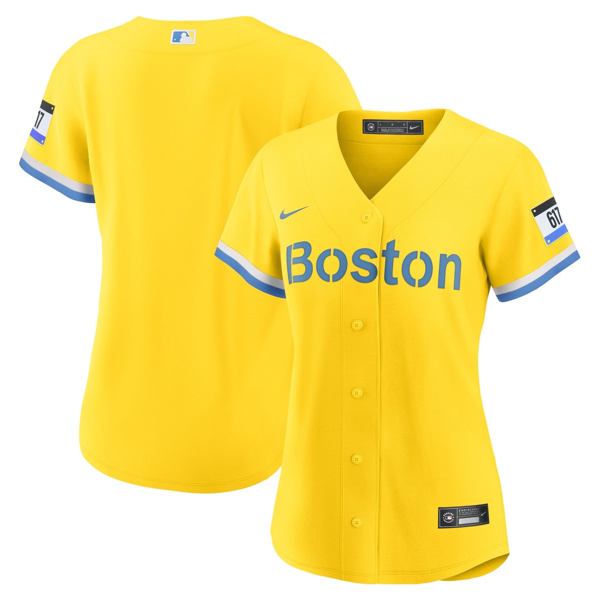 Boston Red Sox gold City Connect jersey