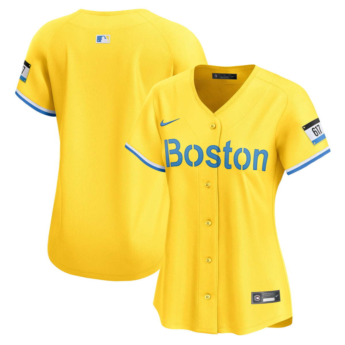Boston Red Sox gold City Connect jersey
