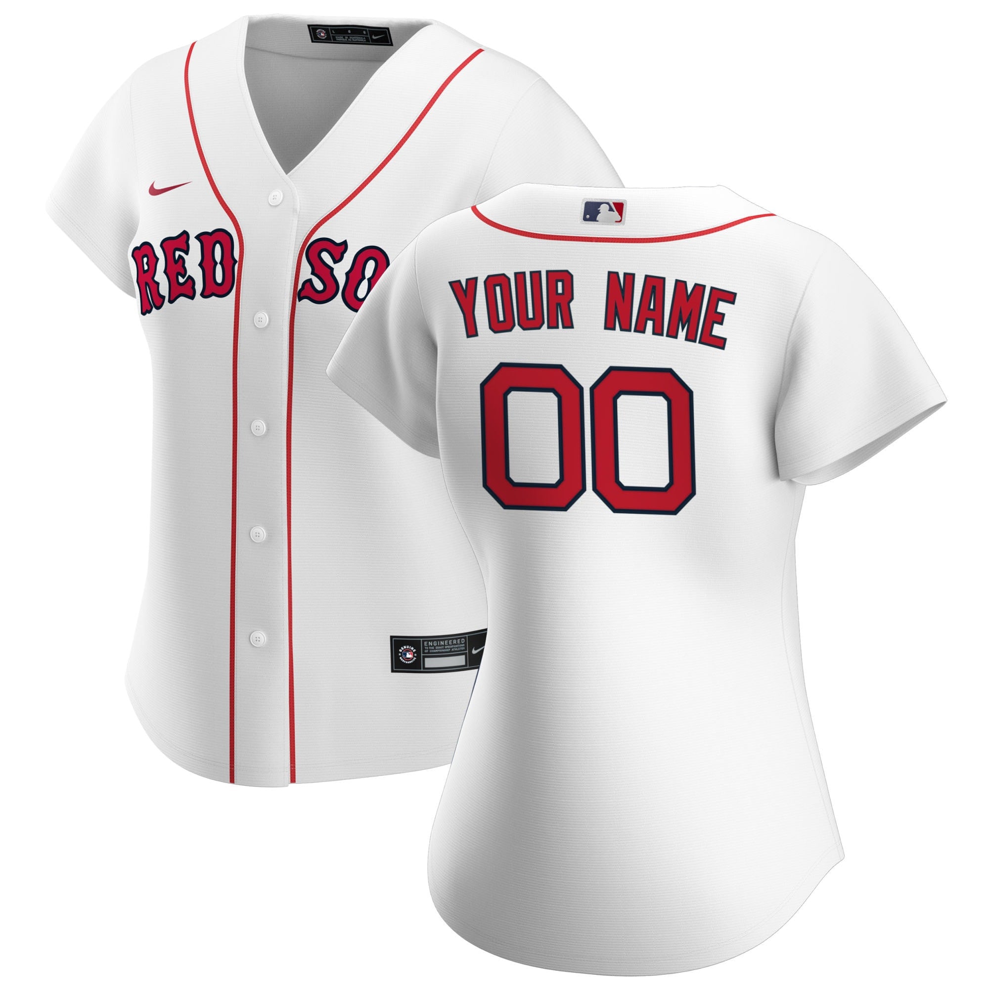 Boston Red Sox white Home jersey