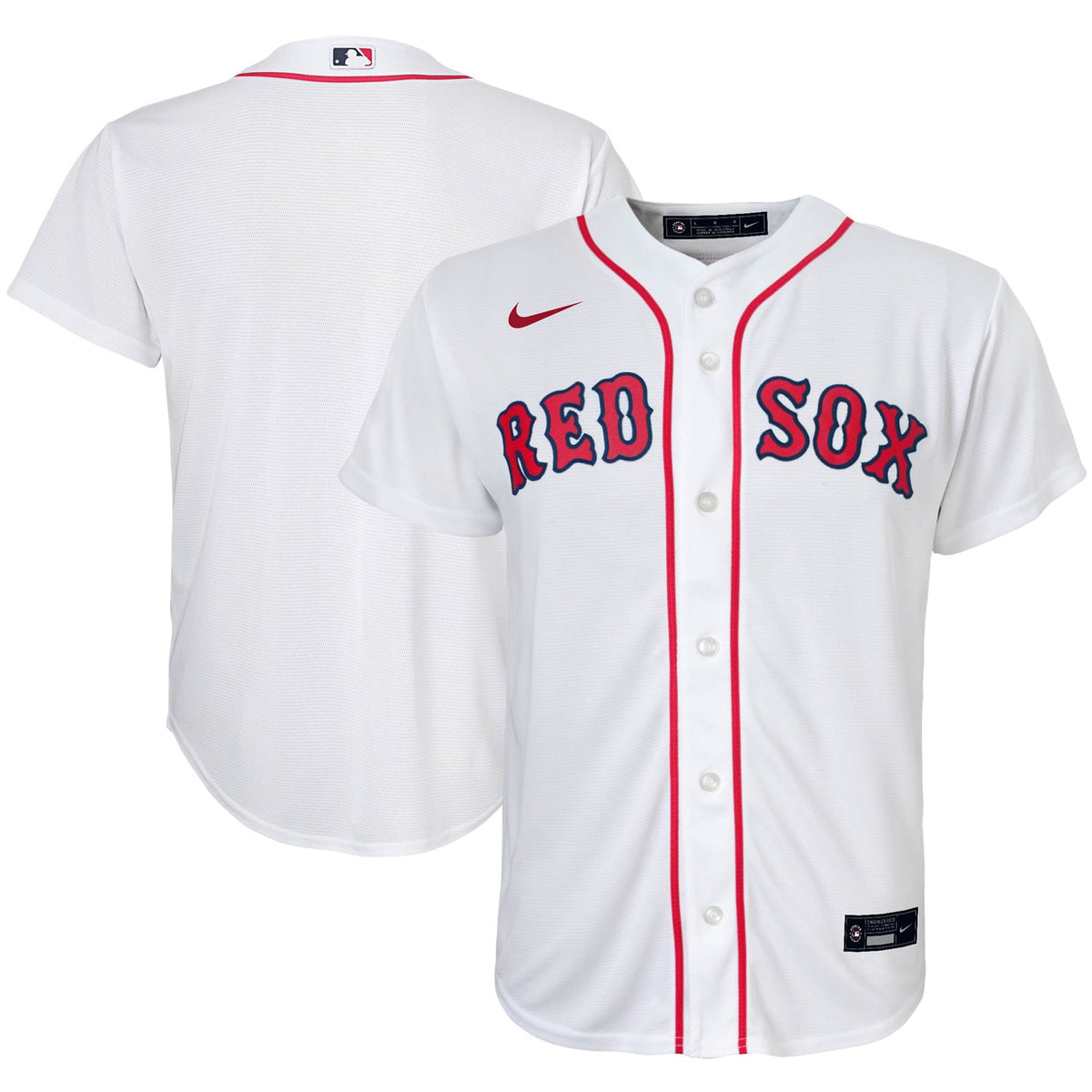 Boston Red Sox white Home jersey