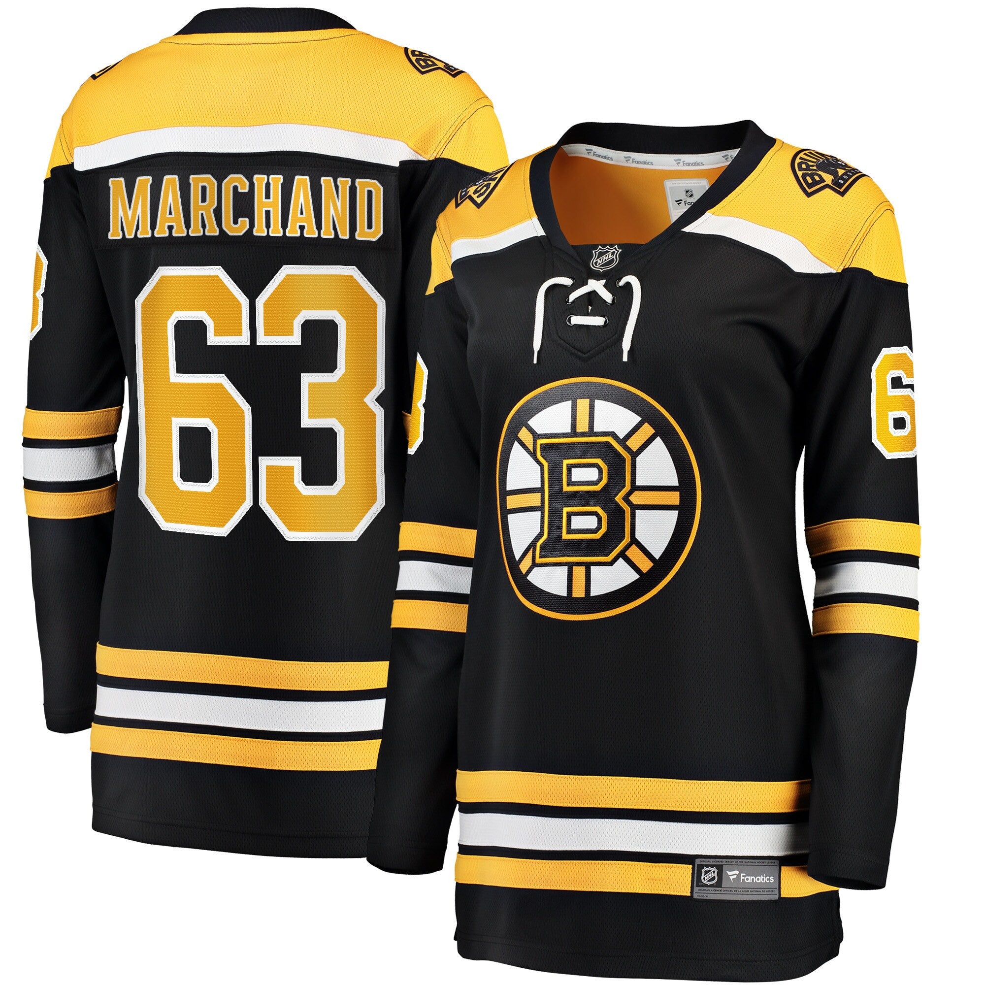 Brad Marchand Boston Bruins black Home jersey