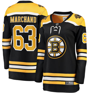 Brad Marchand Boston Bruins black Home jersey