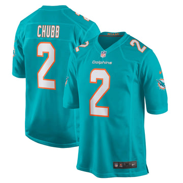 Bradley Chubb Miami Dolphins aqua Game jersey