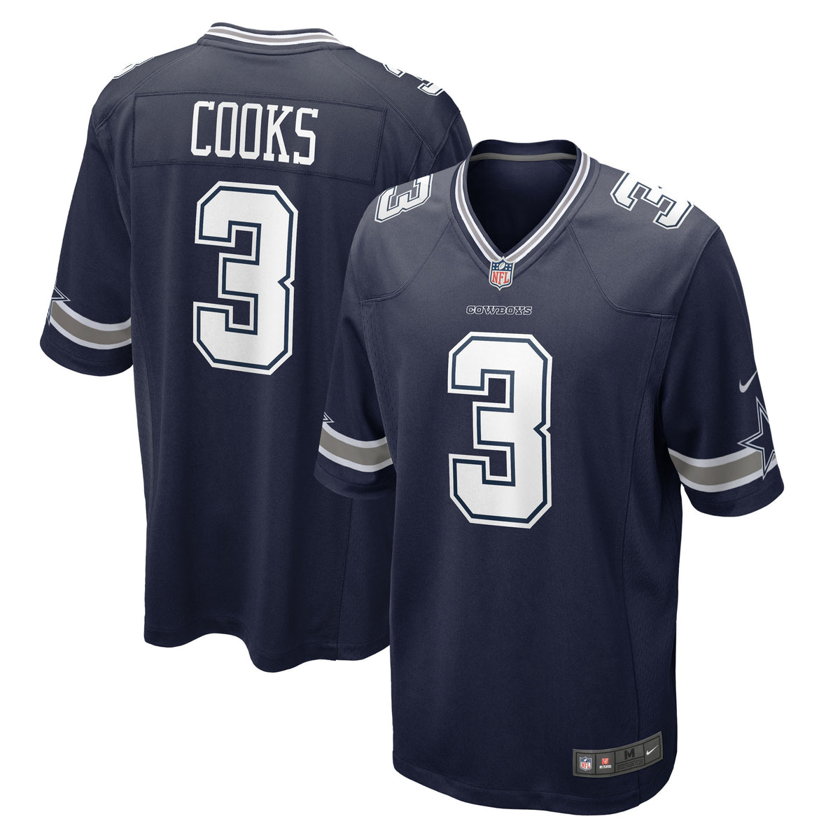 Brandin Cooks Dallas Cowboys navy jersey