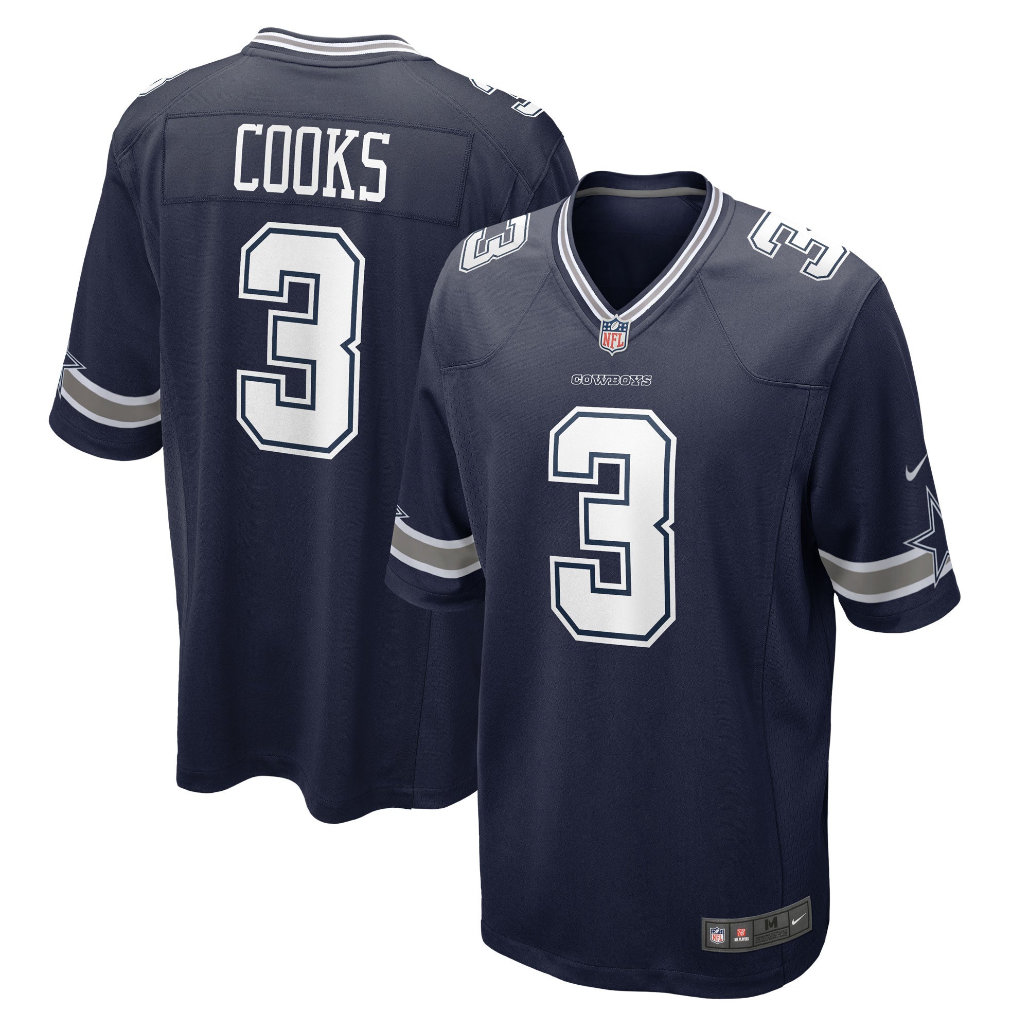Brandin Cooks Dallas Cowboys navy jersey