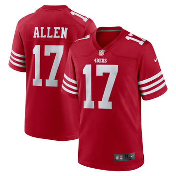 Brandon Allen San Francisco 49ers scarlet jersey