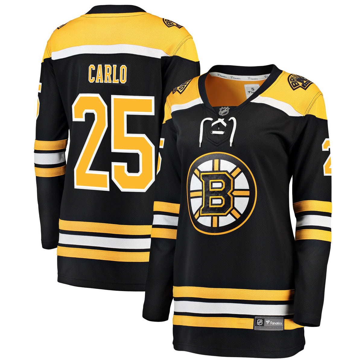 Brandon Carlo Boston Bruins black jersey