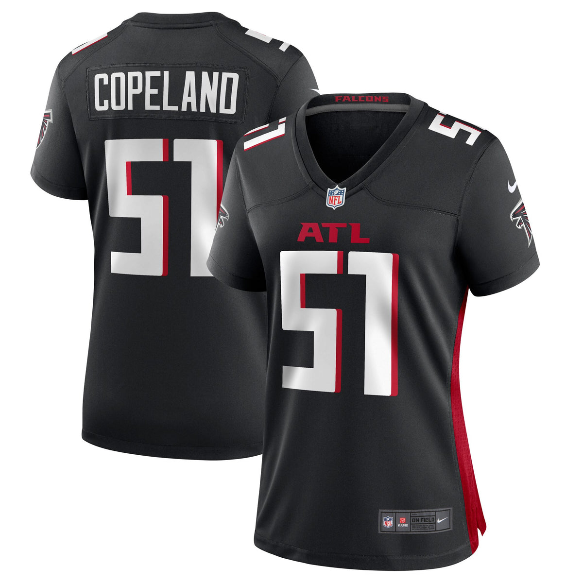 Brandon Copeland Atlanta Falcons black Game jersey