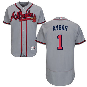 Erick Aybar Atlanta Braves gray jersey