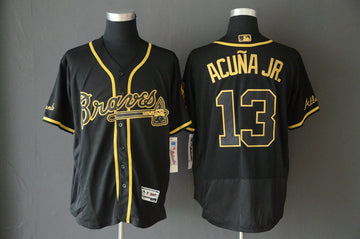 Ronald Acuna Jr Atlanta Braves black jersey