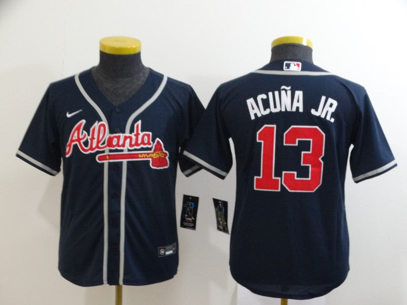 Ronald Acuna Jr Nave Atlanta Braves jersey