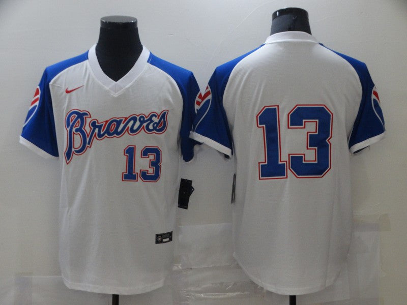 Ronald Acuna Jr Atlanta Braves white jersey