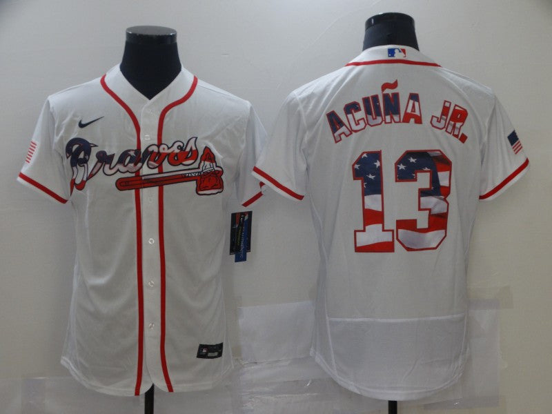 Ronald Acuna Jr Atlanta Braves white Fashion jersey