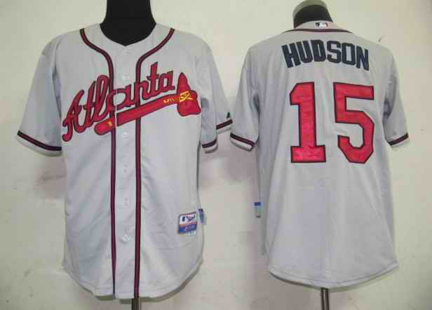Hudson Atlanta Braves grey jersey