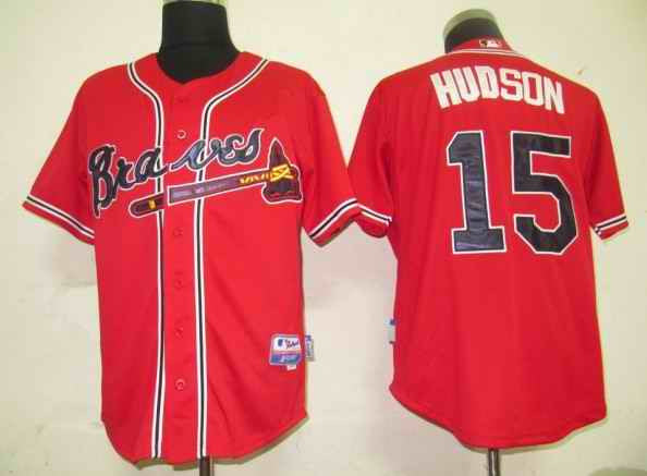 Hudson Atlanta Braves red jersey