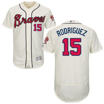 Sean Rodriguez Atlanta Braves cream jersey