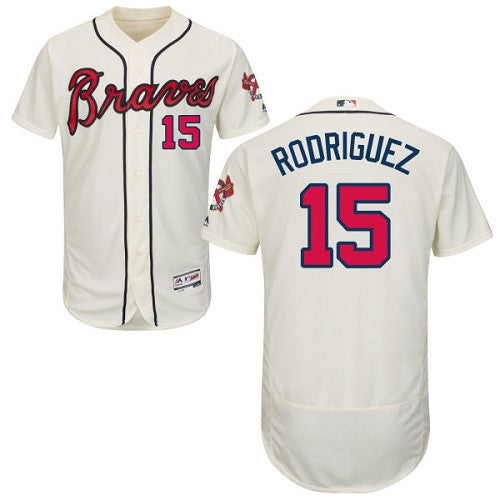 Sean Rodriguez Atlanta Braves cream jersey