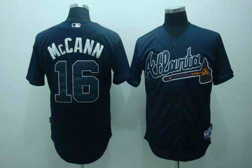 Mccann Atlanta Braves blue jersey