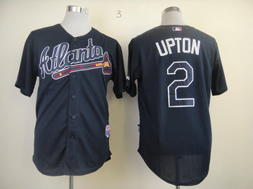 Upton Atlanta Braves blue jersey
