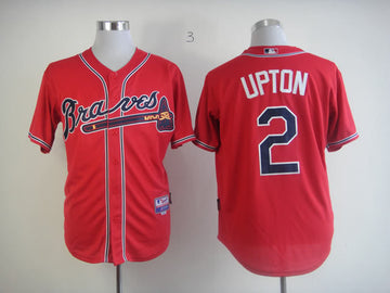 Upton Atlanta Braves red jersey