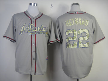 Heyward Grey Atlanta Braves camo Camo jersey
