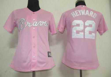 Heyward Atlanta Braves pink jersey