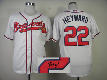Heyward Atlanta Braves white jersey