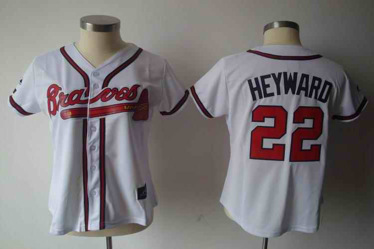 Heyward Atlanta Braves white jersey