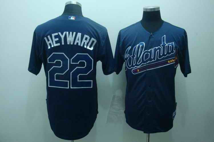 Jason Heyward Atlanta Braves blue jersey