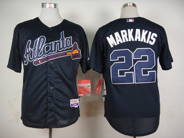 Markakis Atlanta Braves blue jersey