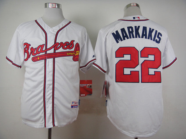 Markakis Atlanta Braves white jersey