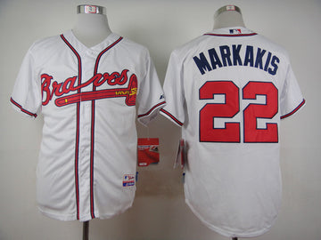 Markakis Atlanta Braves white jersey