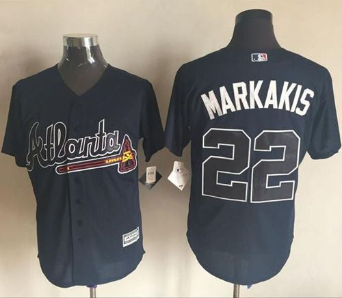 Nick Markakis Atlanta Braves blue jersey