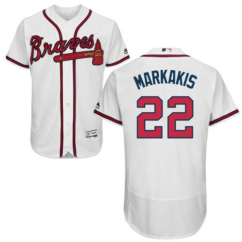 Nick Markakis Atlanta Braves white jersey