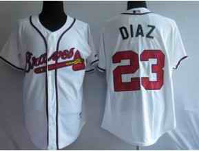 Diaz Atlanta Braves white jersey