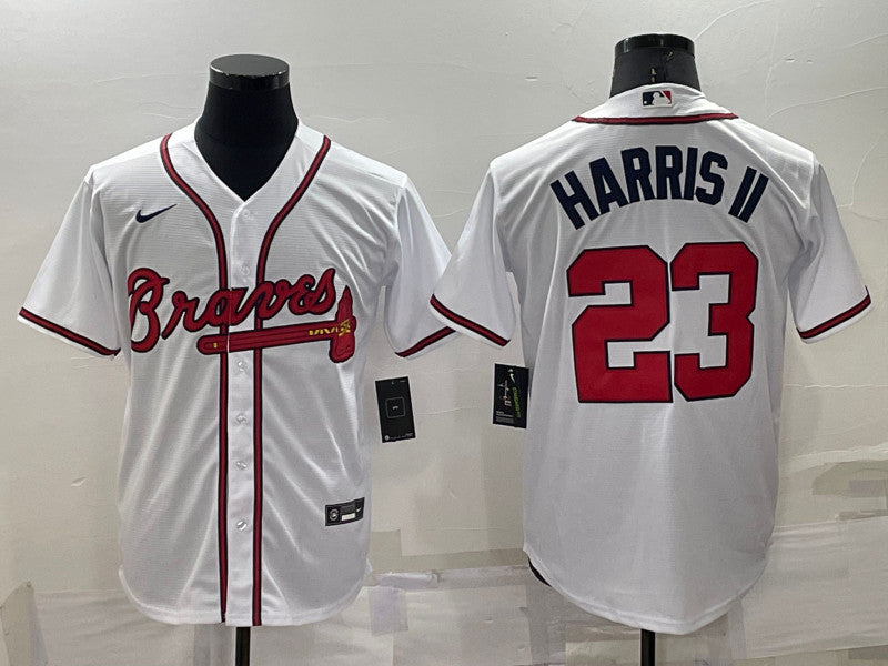 Michael Harris II Atlanta Braves white jersey