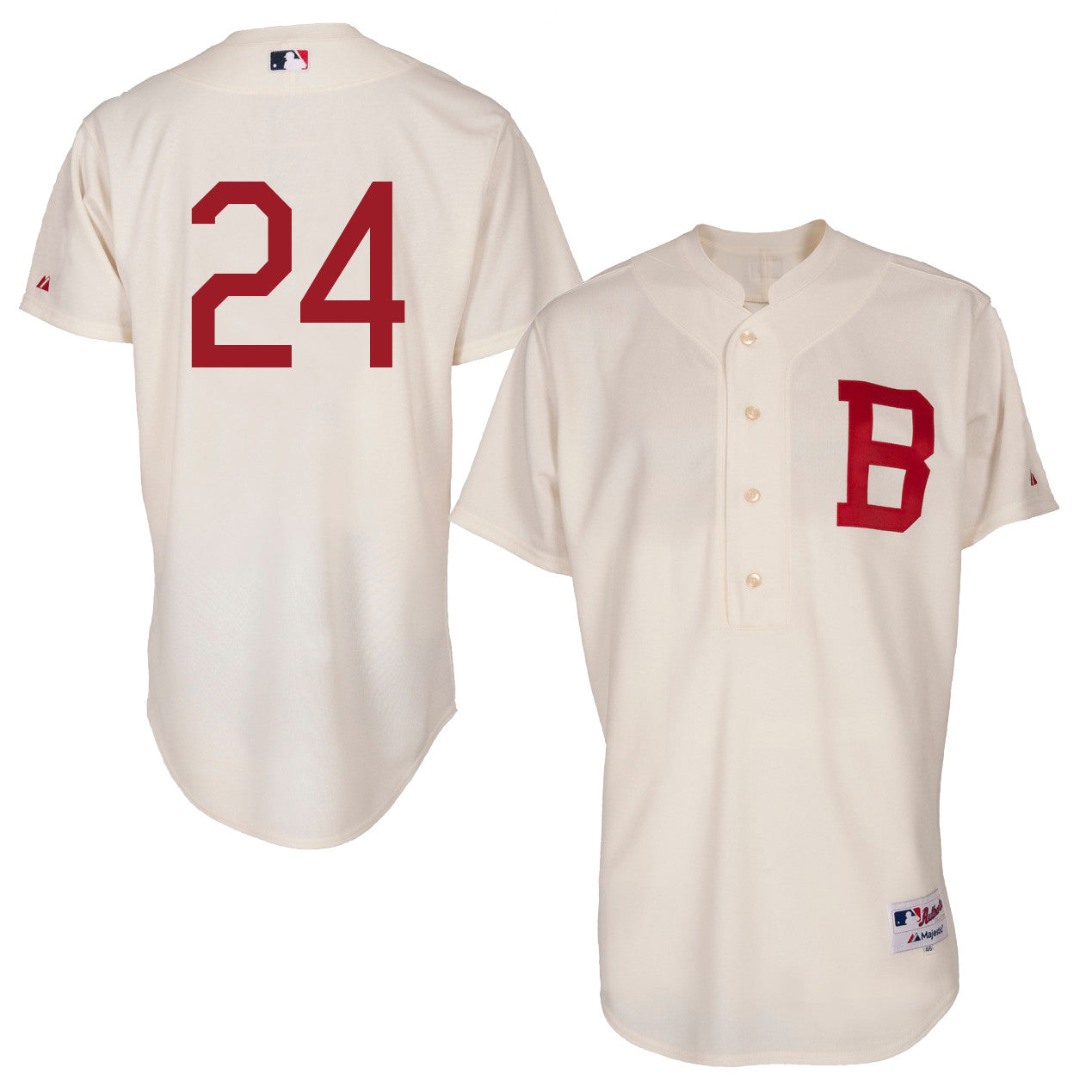 Deion Sanders Atlanta Braves cream Throwback jersey