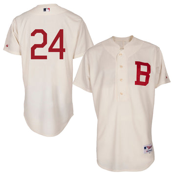 Deion Sanders Atlanta Braves cream Throwback jersey