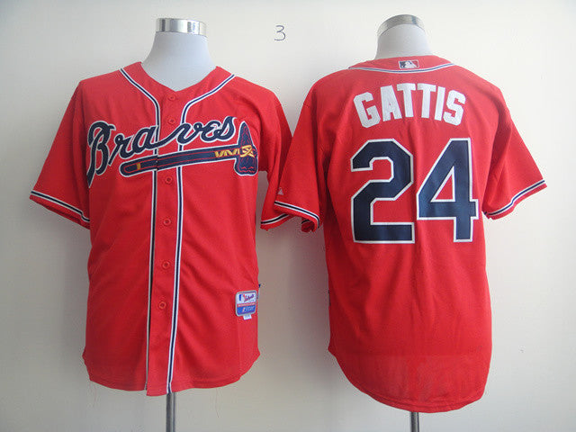 Gattis Atlanta Braves red jersey