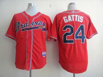 Gattis Atlanta Braves red jersey