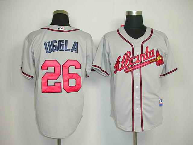 Uggla Atlanta Braves grey jersey