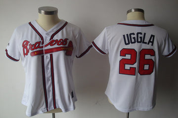 Uggla Atlanta Braves white jersey