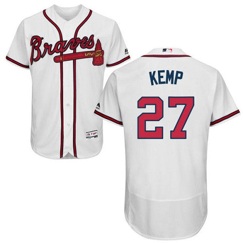 Matt Kemp Atlanta Braves white jersey