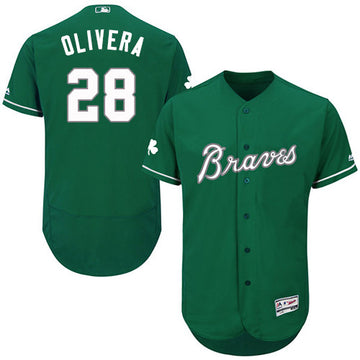 Hector Olivera Atlanta Braves green jersey