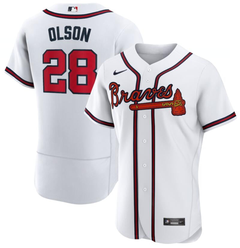 Matt Olson Atlanta Braves white jersey
