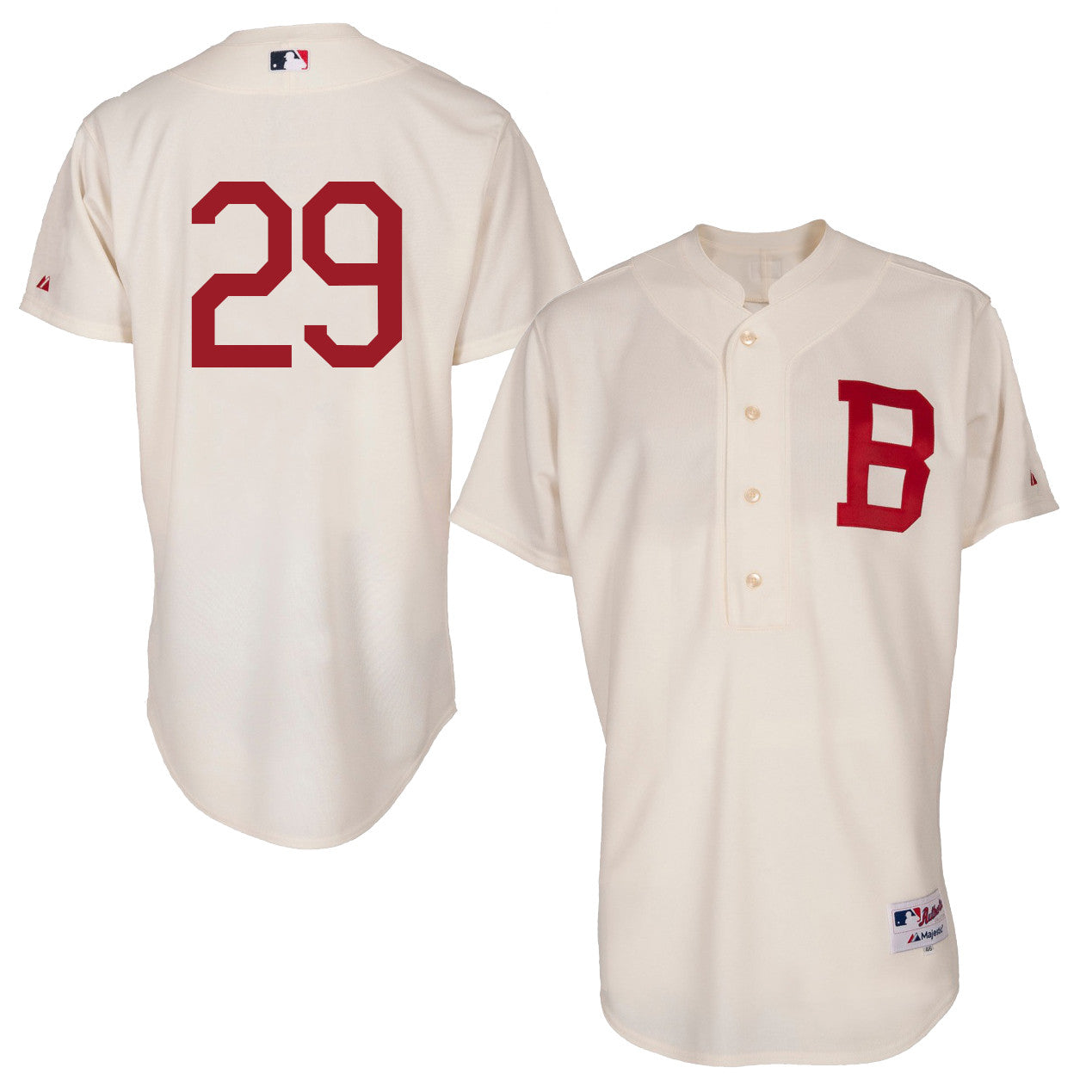 John Smoltz Atlanta Braves cream Throwback jersey
