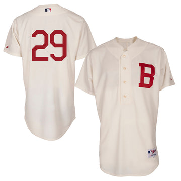 John Smoltz Atlanta Braves cream Throwback jersey