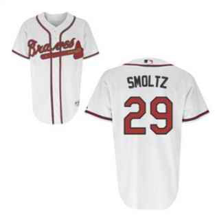 John Smoltz Atlanta Braves white jersey