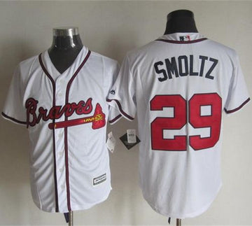John Smoltz Atlanta Braves white jersey